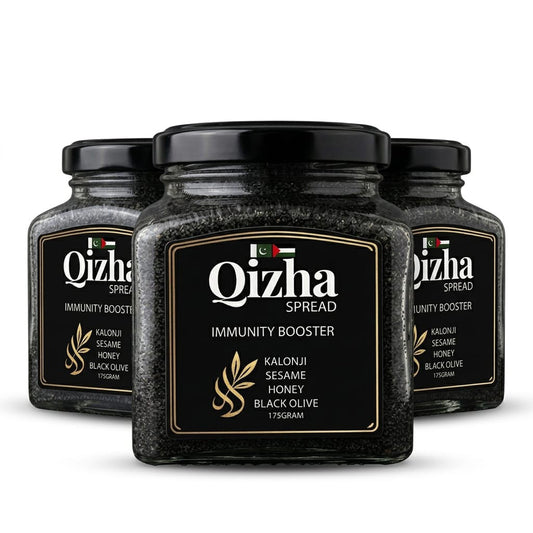 Qizha Spread | Palestinian Black Seed (Kalonji) Paste Bundle of 3