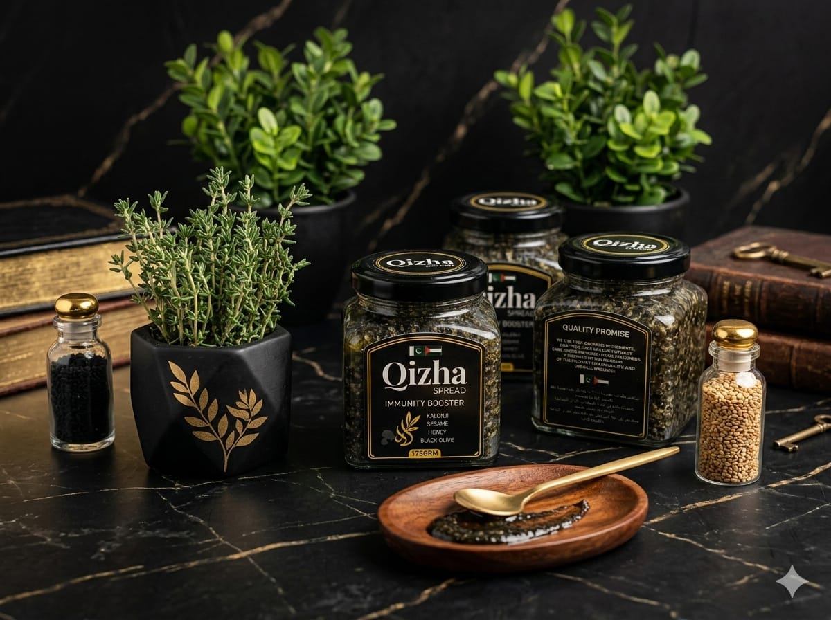 Palestinian Black Seed (Kalonji) Paste | Qizha Spread
