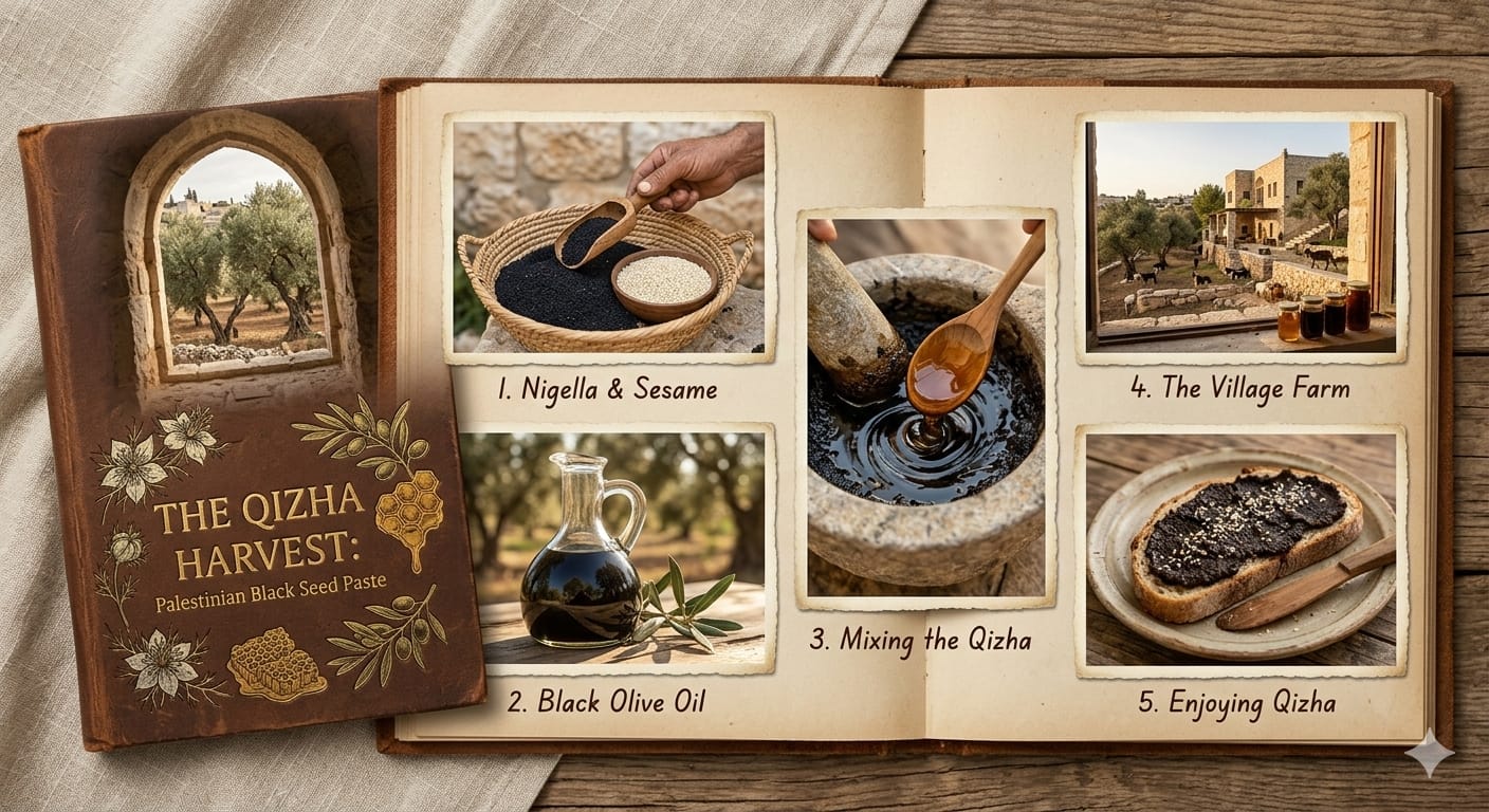 Palestinian Black Seed (Kalonji) Paste | Qizha Spread